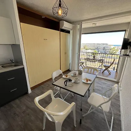 Studio Naturiste Cap D'agde Avec Terrasse Et Parking Prive, Proche Plage - Fr-1-249a-34 公寓 阿格德
