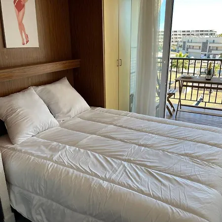 公寓 Studio Naturiste Cap D'agde Avec Terrasse Et Parking Prive, Proche Plage - Fr-1-249a-34 阿格德